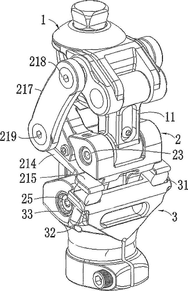 Knee joint structure capable of preventing falling