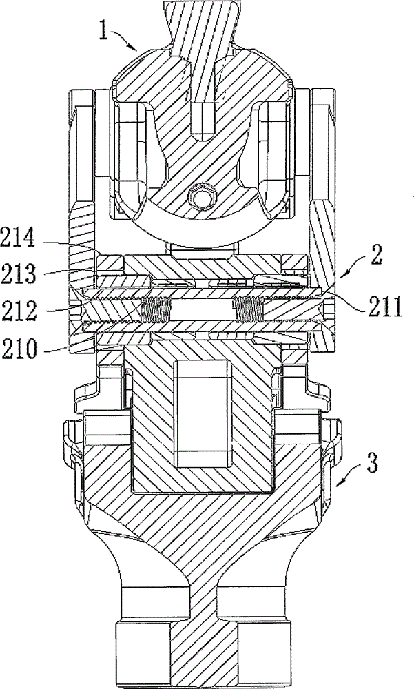 Knee joint structure capable of preventing falling