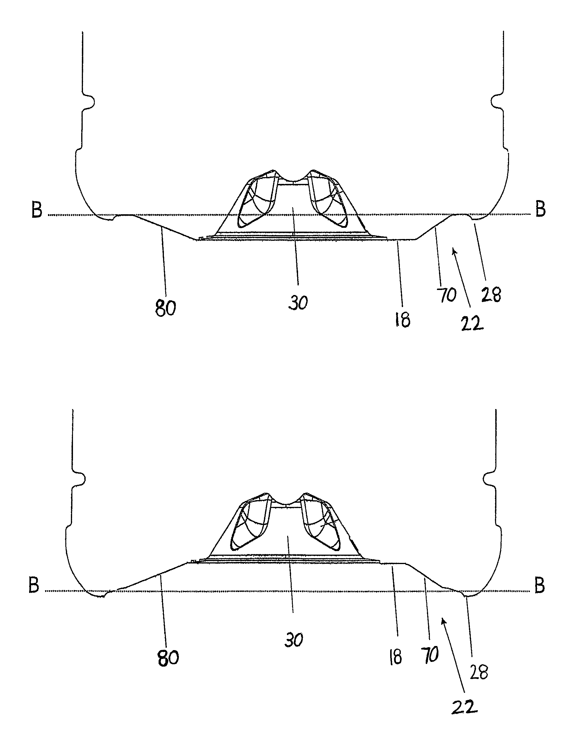 Pressure reinforced plastic container having a moveable pressure panel and related method of processing a plastic container