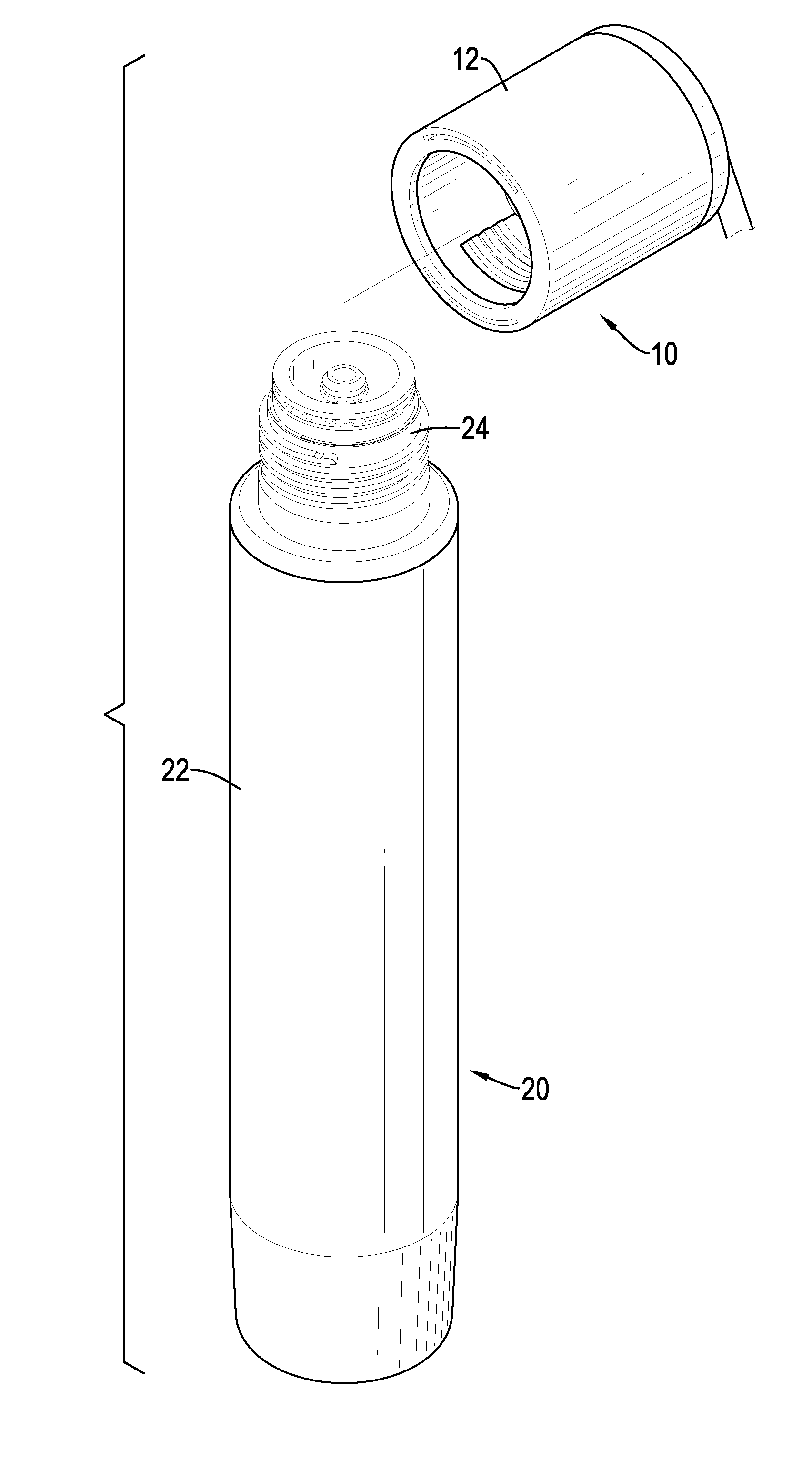 Quick change keyed water filter assembly