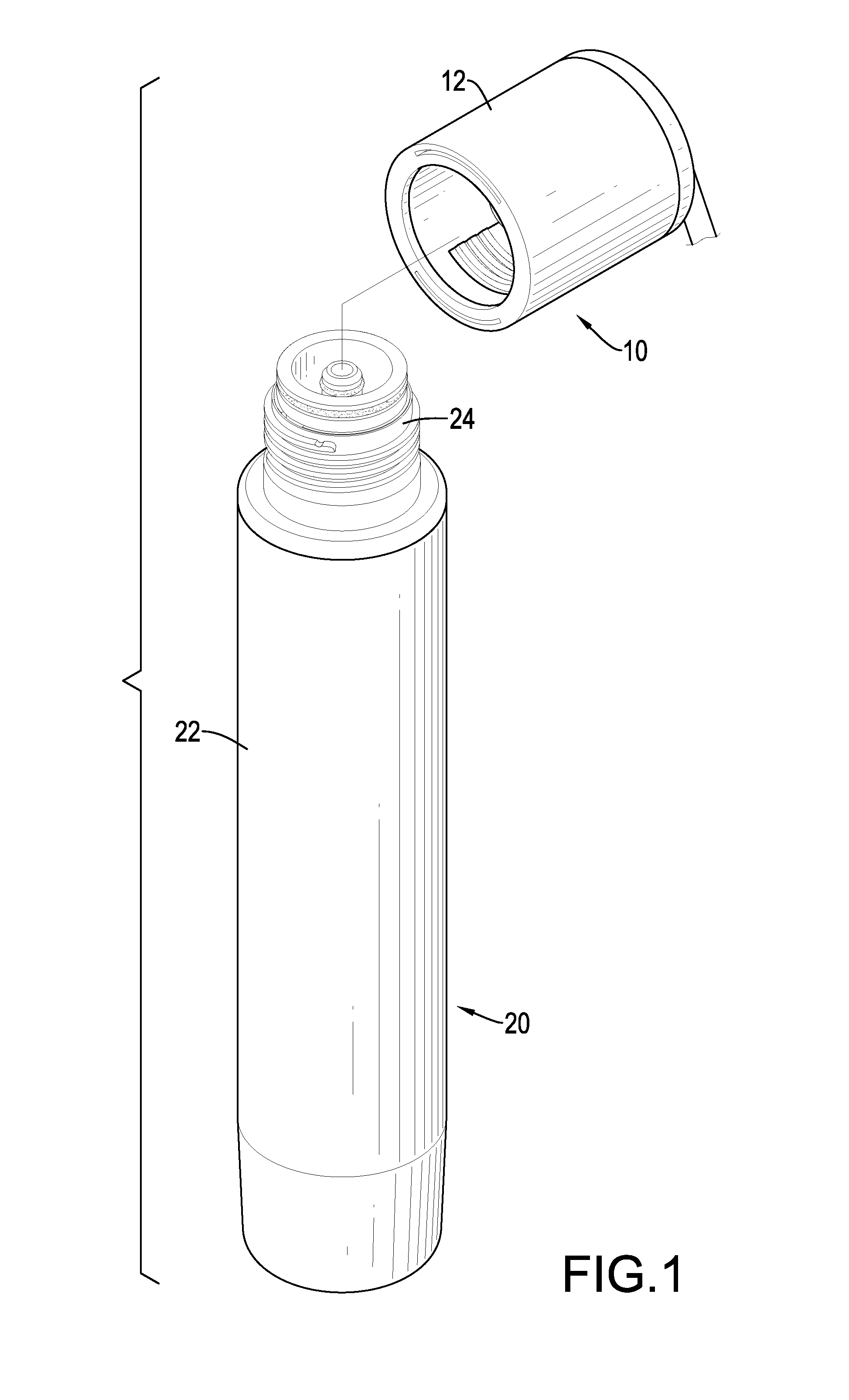 Quick change keyed water filter assembly