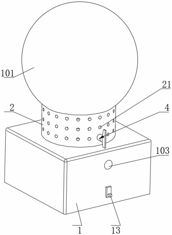 Music box with night lighting function