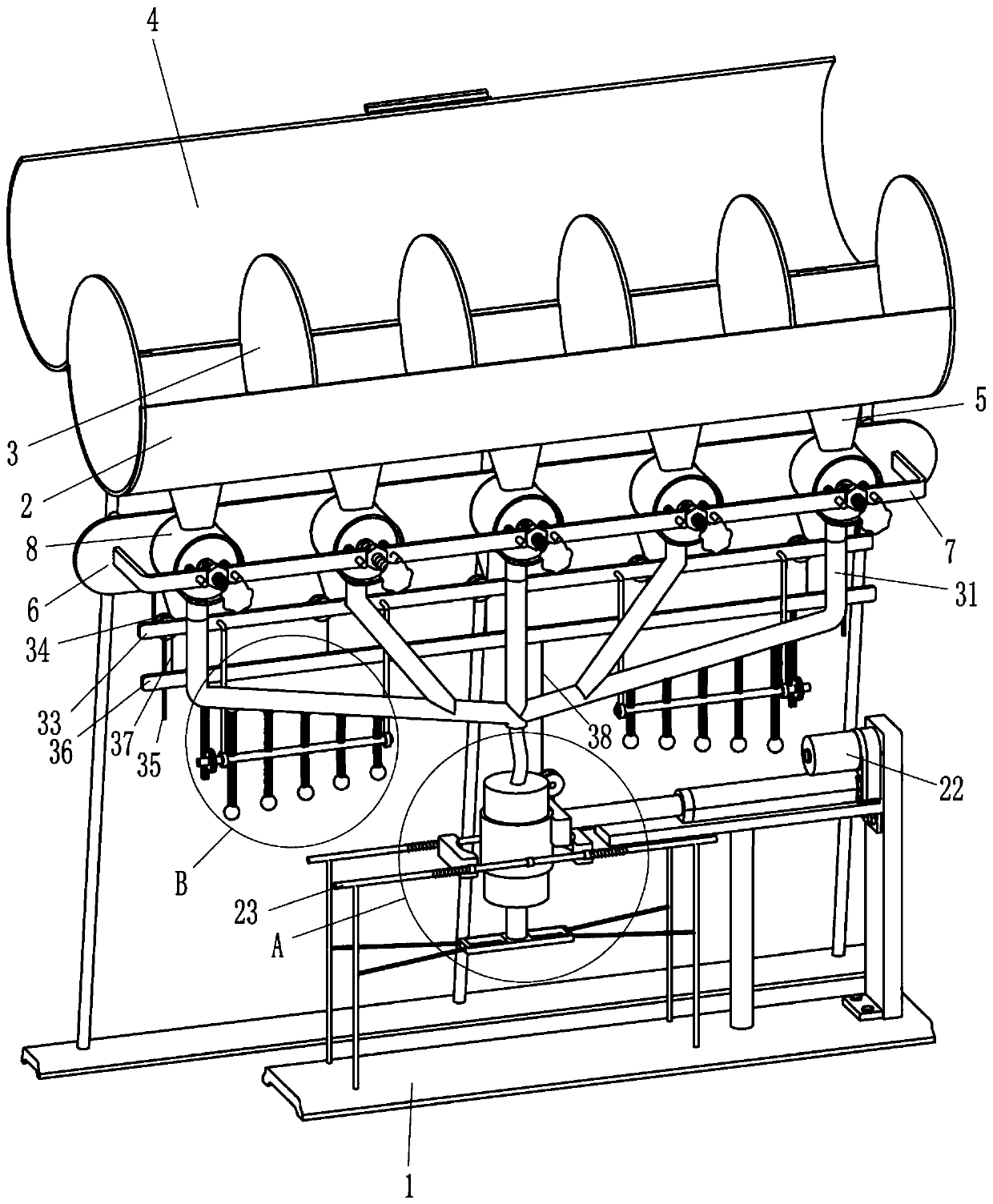 Traditional Chinese medicine preparing and packaging machine