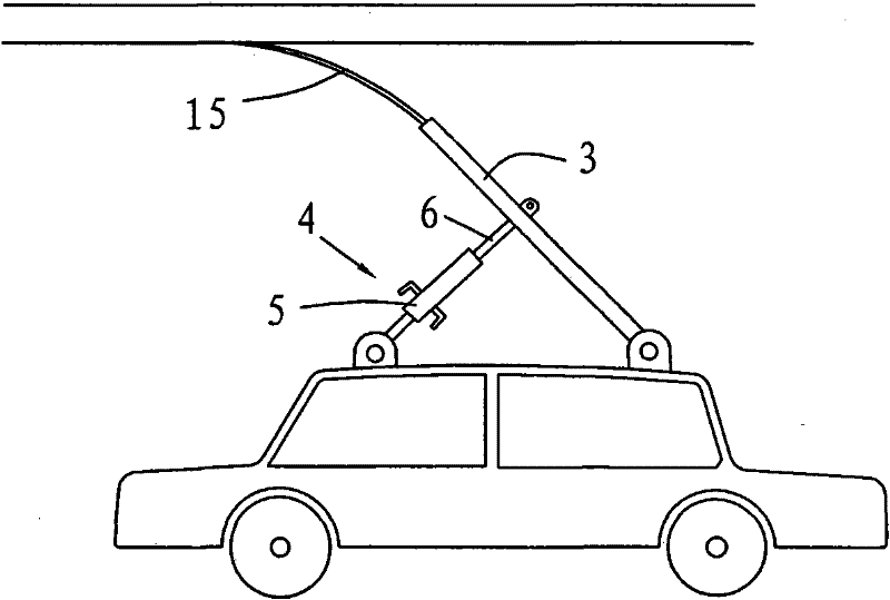 Electric vehicle capable of being charged during travelling process