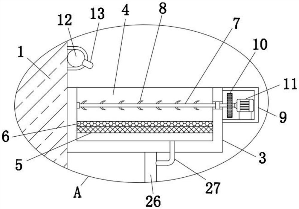 Outer wall greening device