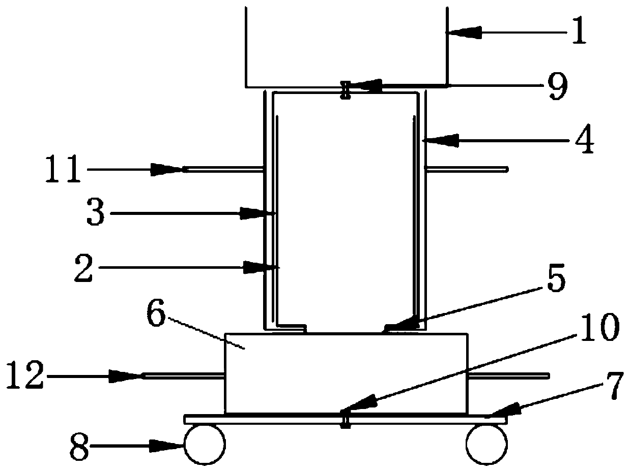 Auxiliary mounting device of tunnel vault steel arch