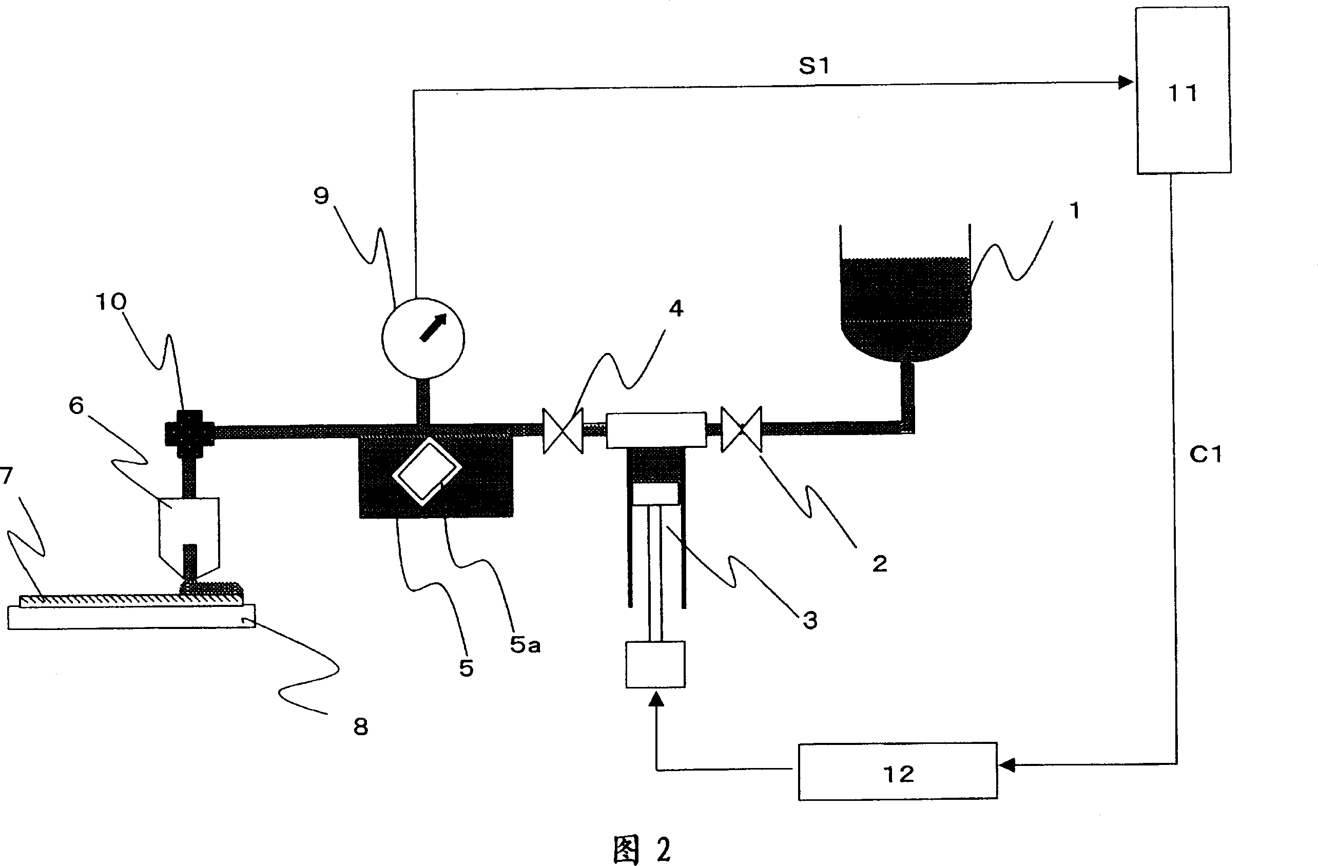 Painting device, painting method, and display member provided therefrom