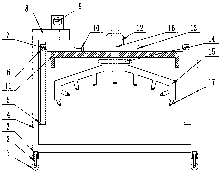 Water-proof moisture-proof cooling cloud computing storage machine