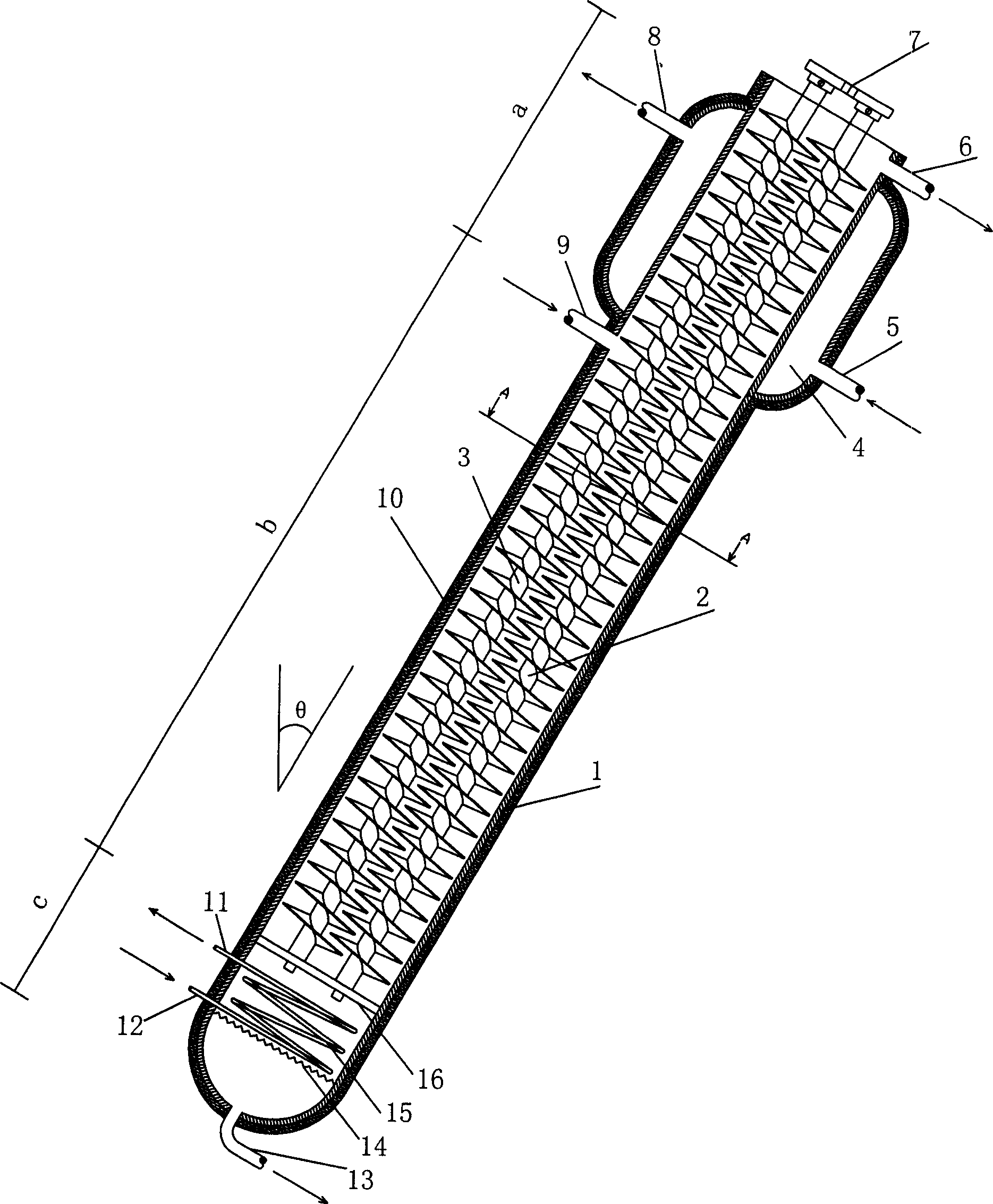 Equipment for preparing high pure organic matter by fusion-crystallization method