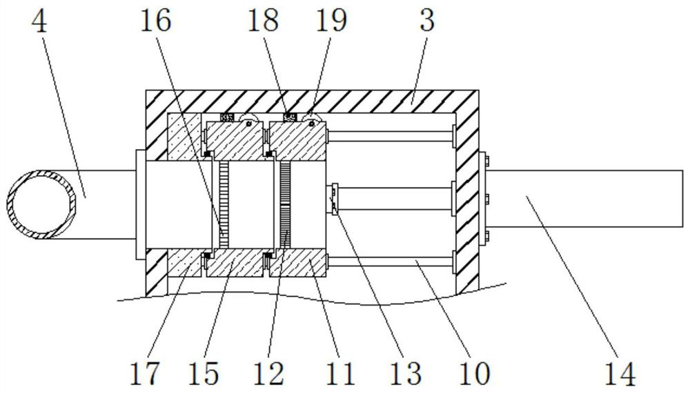 A pretreatment tank for sewage treatment with popping balls moving repeatedly along the horizontal plane