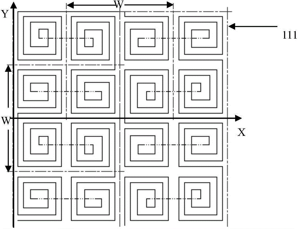 Two-dimensional plane displacement sensor