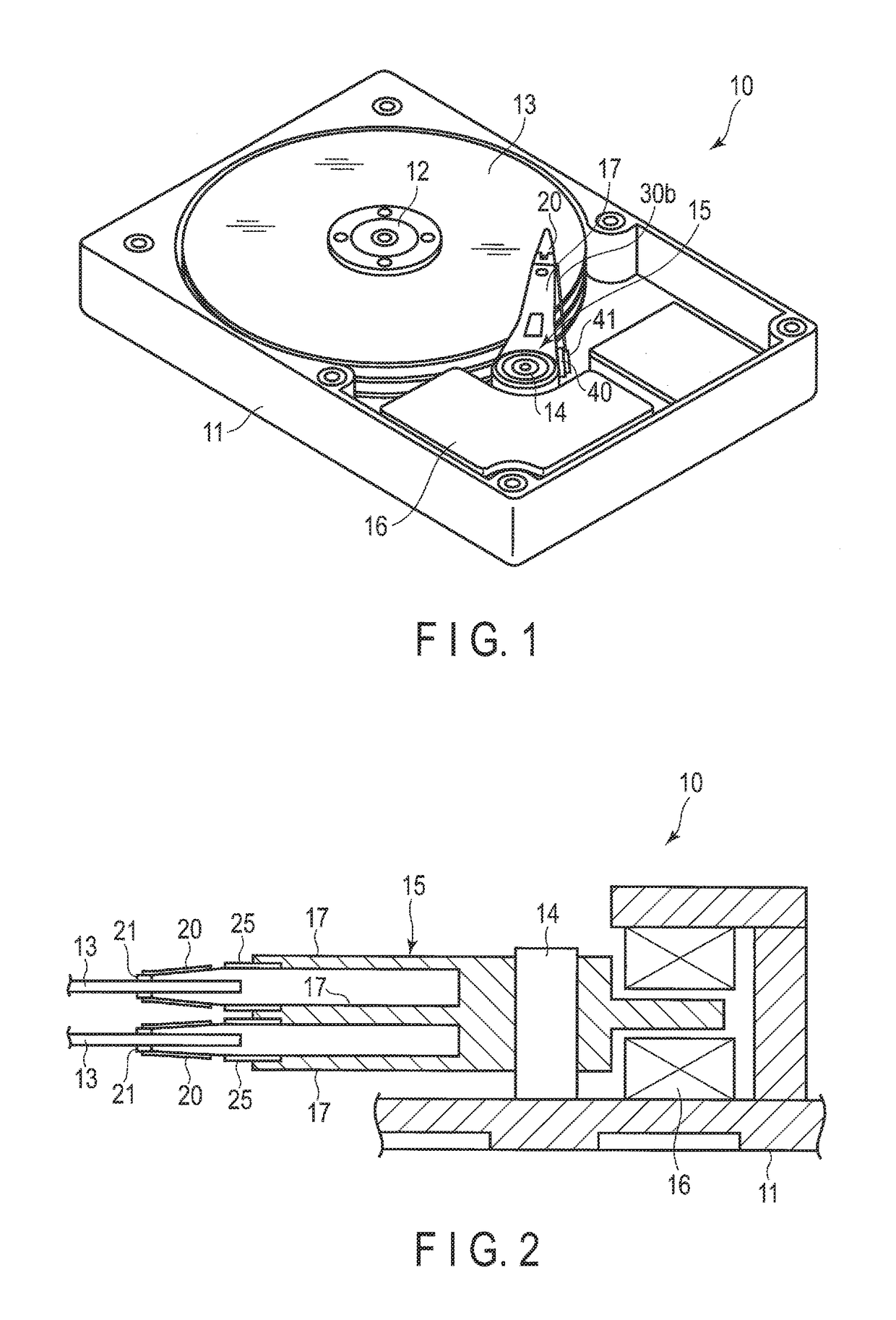 Pseudo flexure for disk drive and method of testing electronic circuit for disk drive