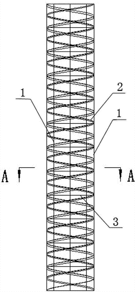 Steel structure of prestressed high-strength concrete pipe pile body