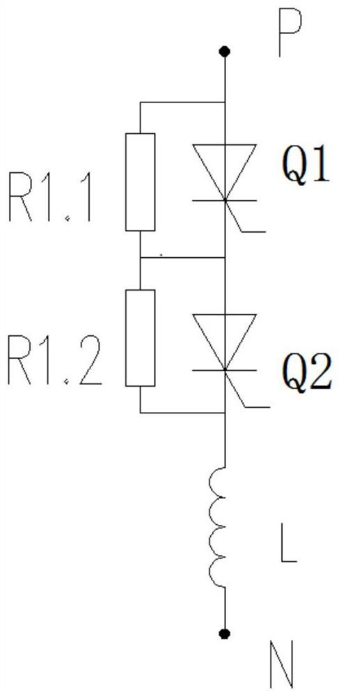 Converter, safety protection method thereof and hard crowbar circuit