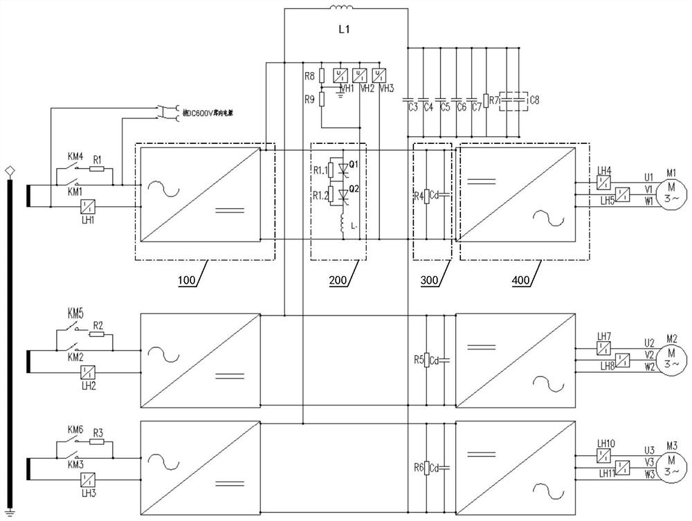 Converter, safety protection method thereof and hard crowbar circuit