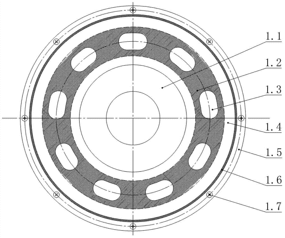 Torque-balanced flow distribution pair for water hydraulic axial piston pumps