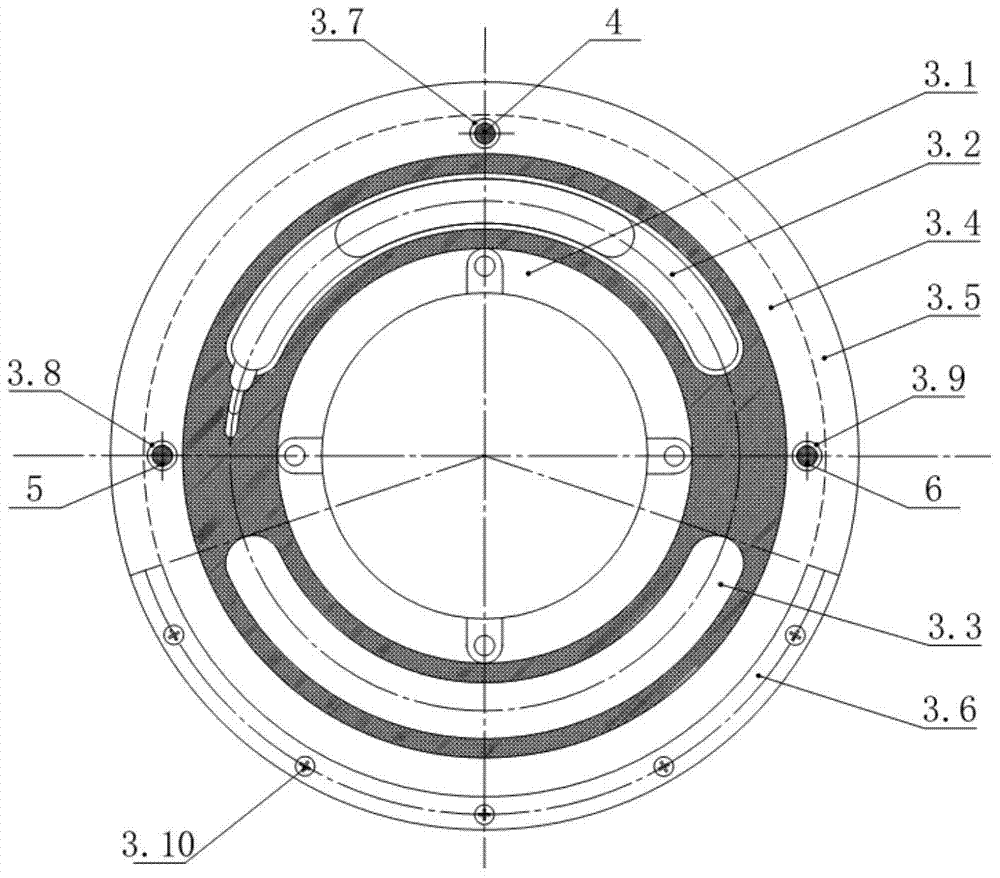 Torque-balanced flow distribution pair for water hydraulic axial piston pumps