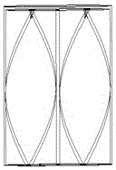 Filler used for tower and capable of making gas and liquid in rotational flow contact and liquid and liquid in rotational flow contact