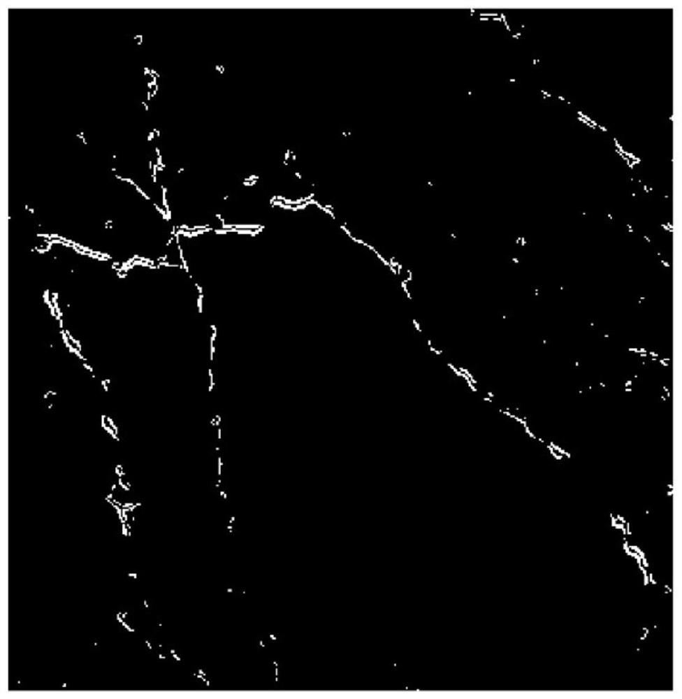 Coal mining subsidence ground crack identification and extraction method and device and storage medium