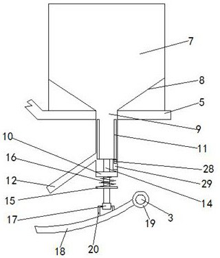 A silver flower planting device and planting method thereof