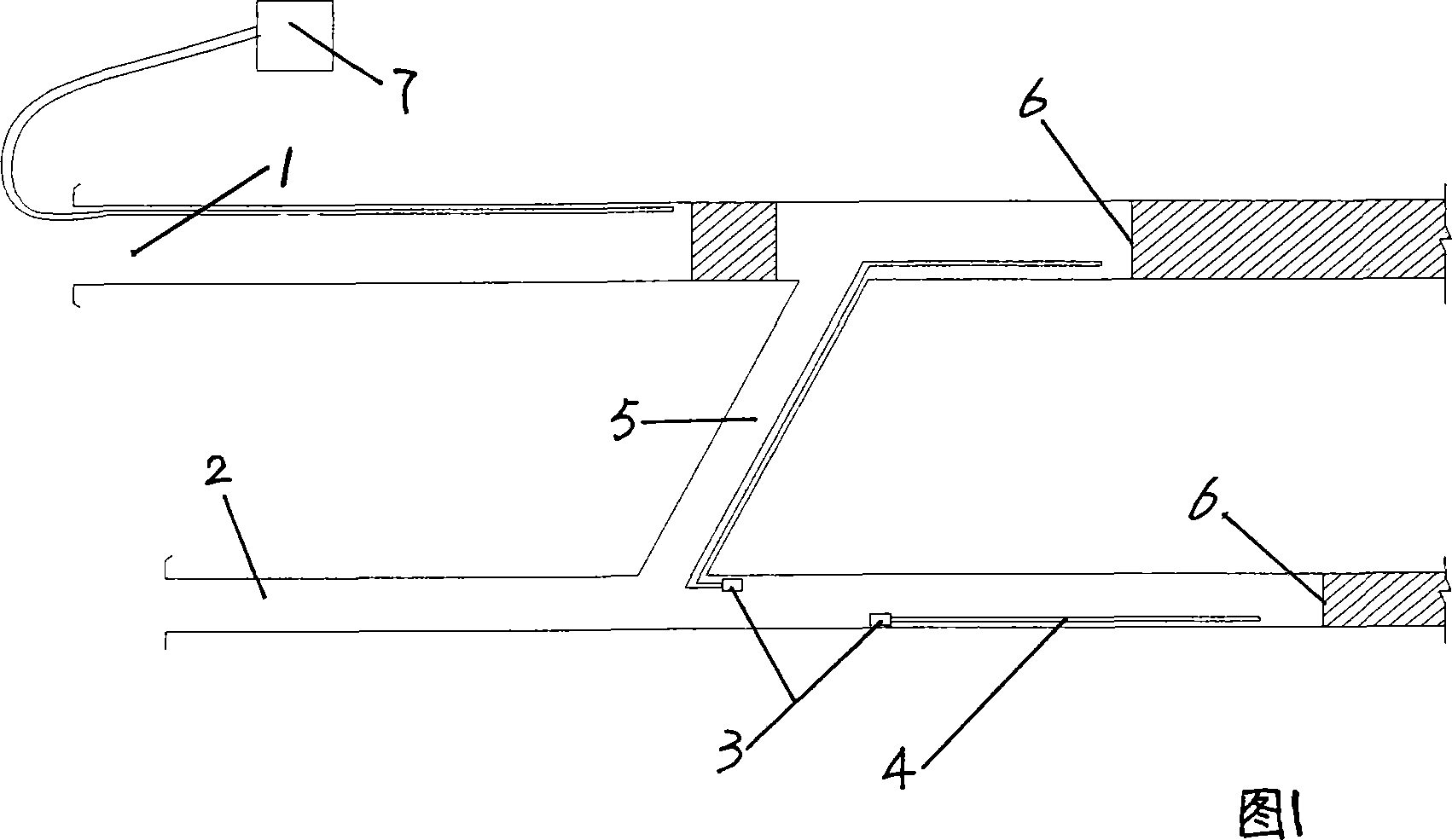 Method for supplying water with high voltage in cold area long and large tunnel