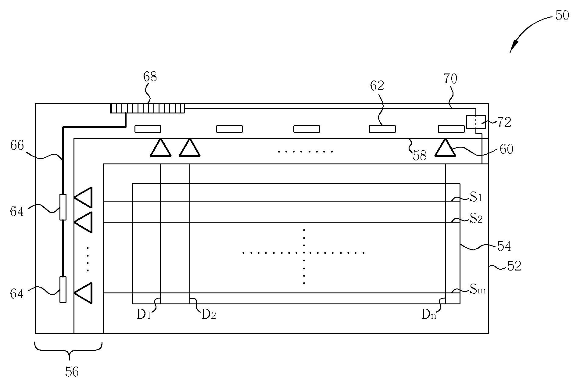 Electrostatic discharge protection structure and thin film transistor substrate including the same