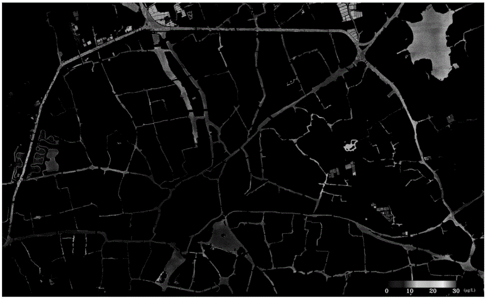 Analysis method of remote sensing inversion of water color parameters of inland class II water