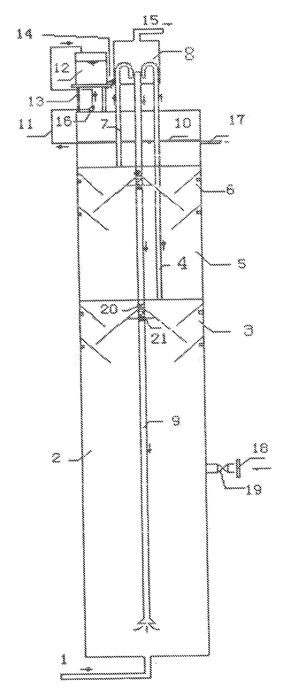 Up-flow Multi-stage Anaerobic Reactor (UMAR)