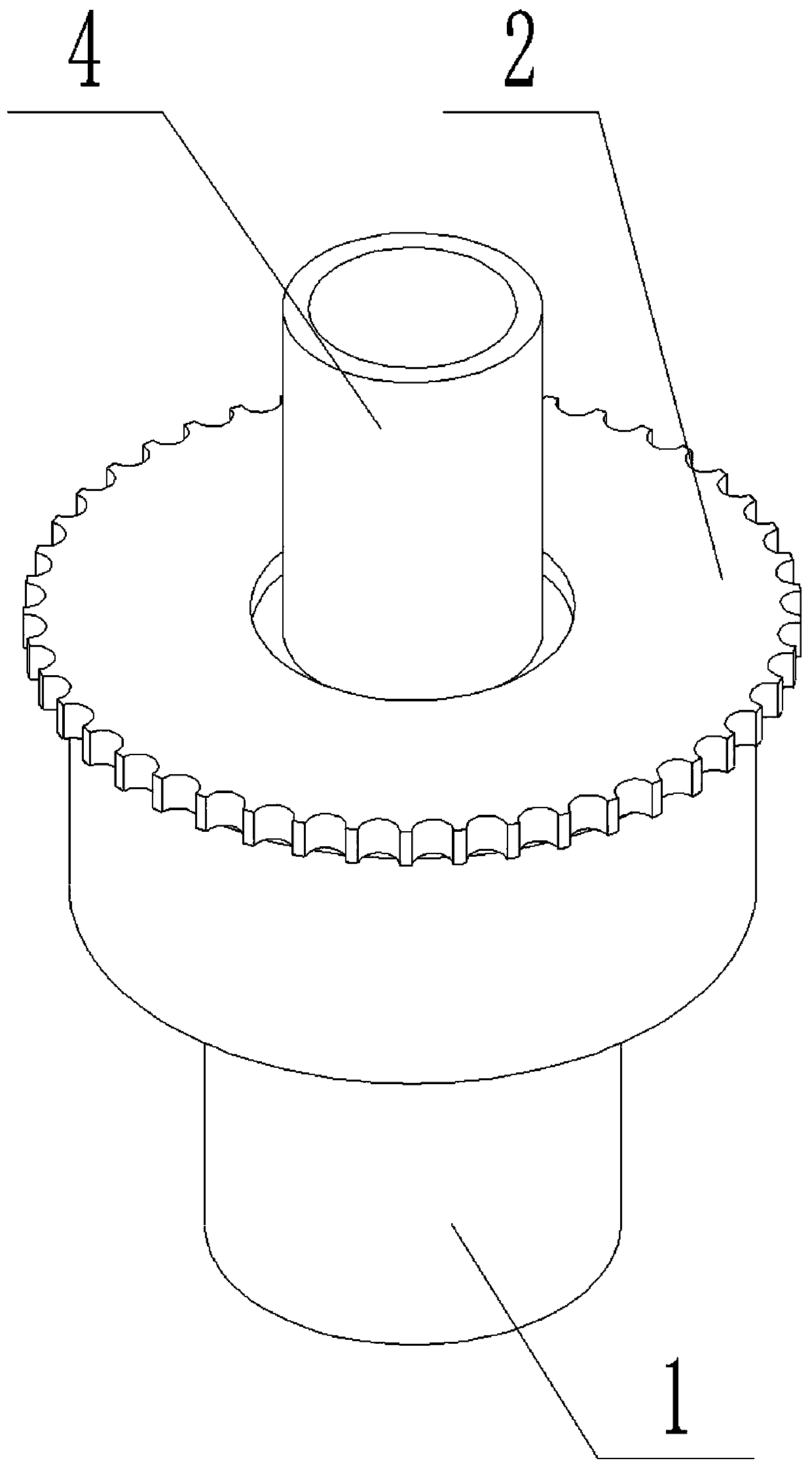 Quick-plug connector connecting structure