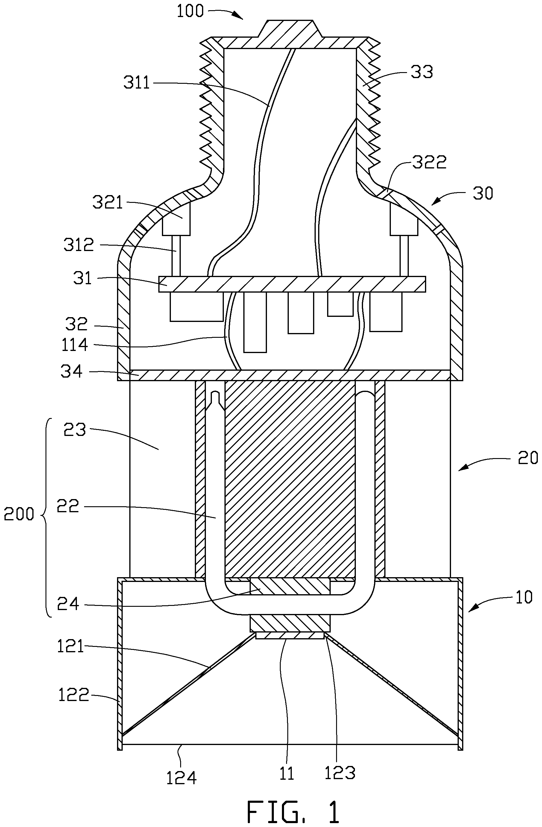 LED illuminating device and light engine thereof