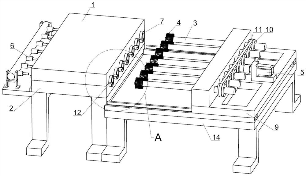 Reed straw manufacturing method and flock removing device thereof