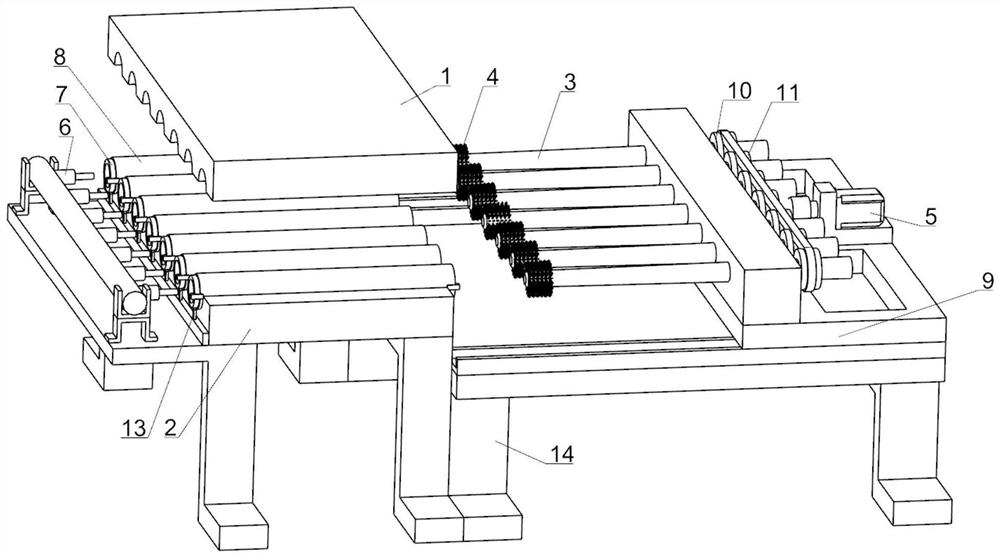 Reed straw manufacturing method and flock removing device thereof