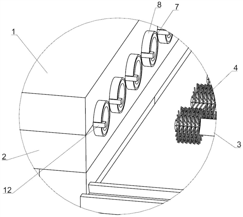 Reed straw manufacturing method and flock removing device thereof