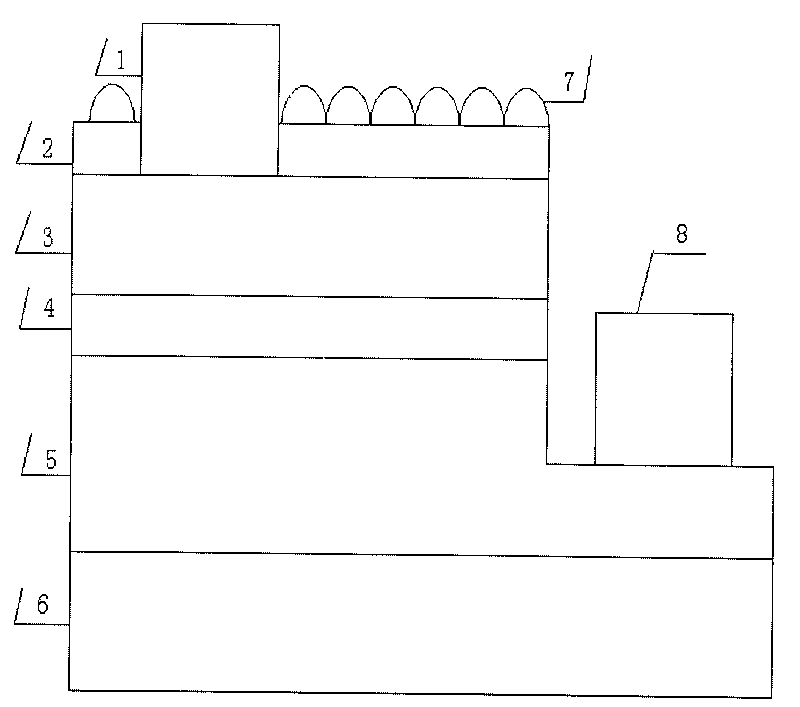 ZnO nanosphere-based GaN-based light emitting diode surface roughening method