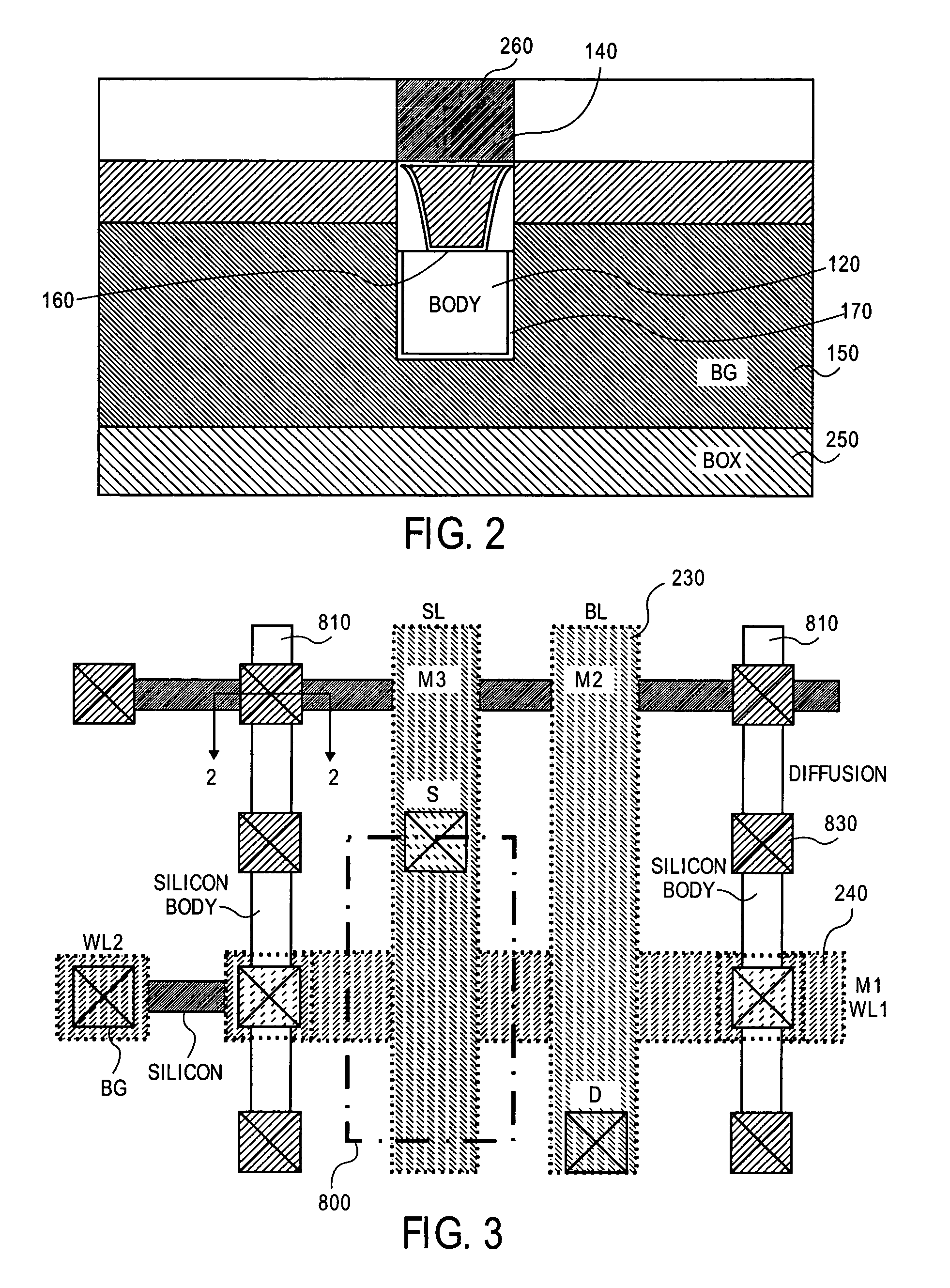 Independently controlled, double gate nanowire memory cell with self-aligned contacts