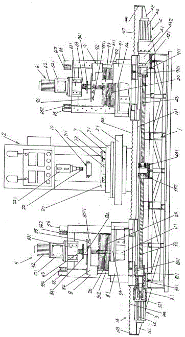 Automatic reaming device for center hole of circular saw blade