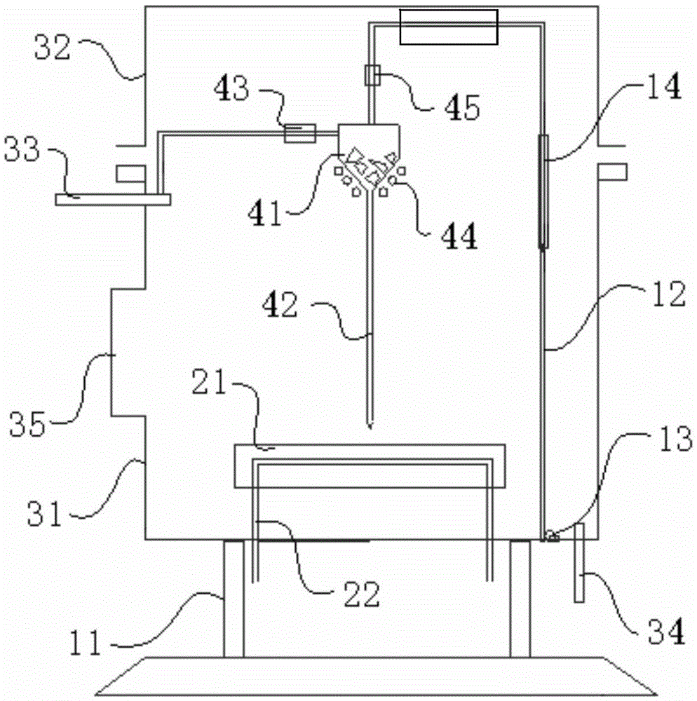 Metal 3D (three-dimensional) printing device and metal 3D printing method