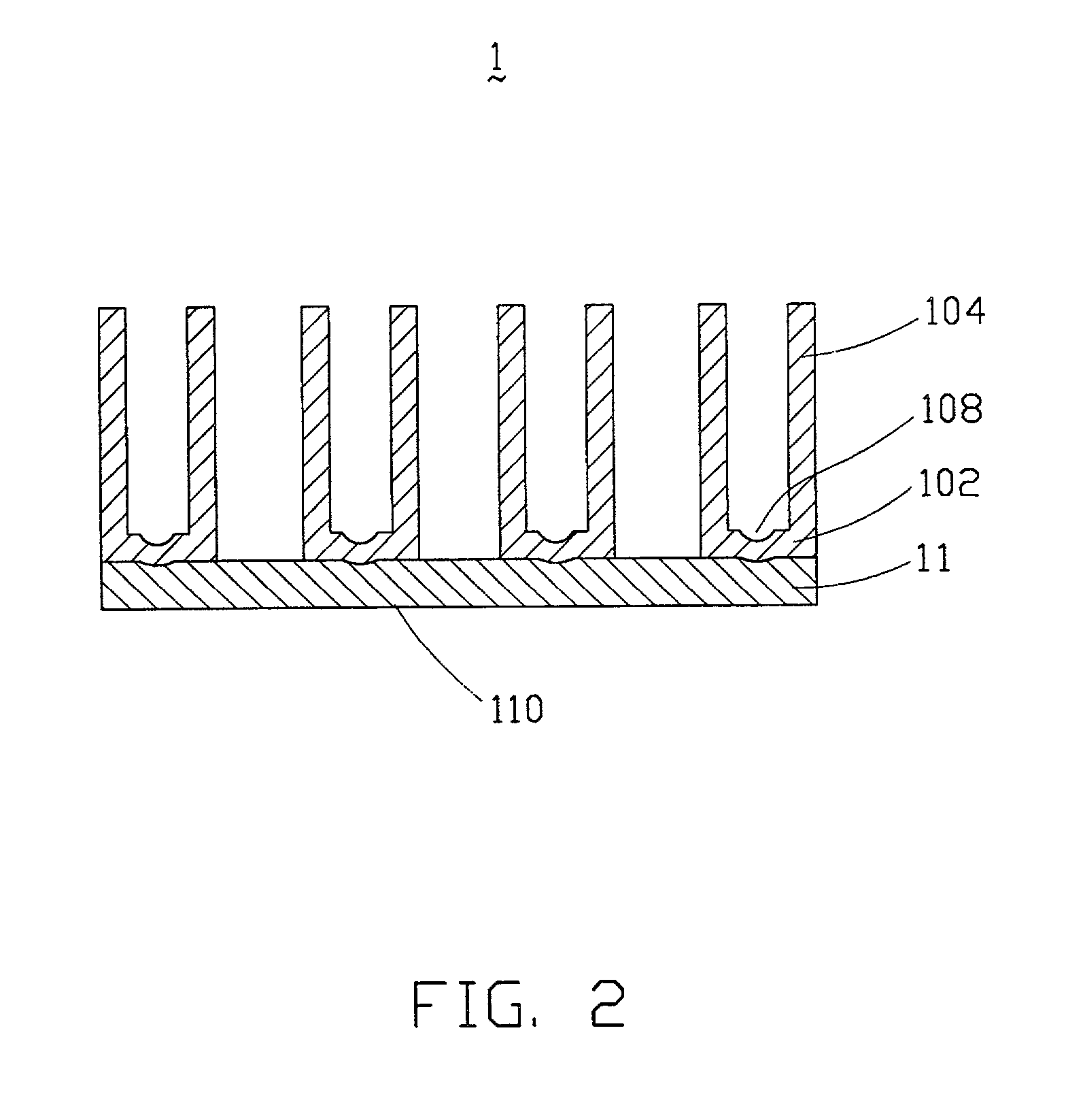 Heat sink and method for making the same