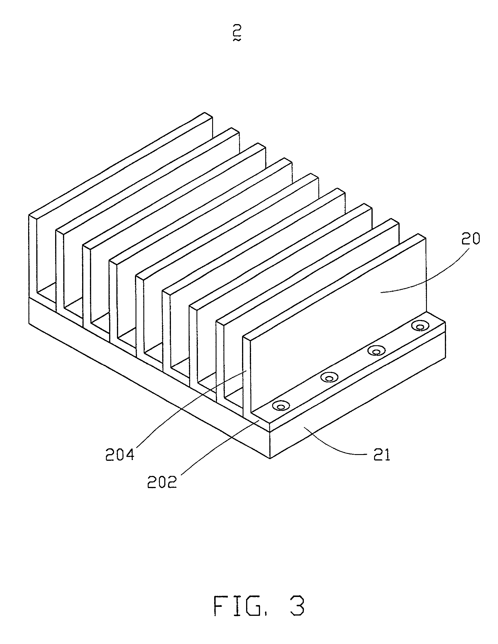 Heat sink and method for making the same