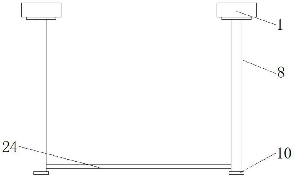 Aquatic plant platform for river and lake sewage treatment