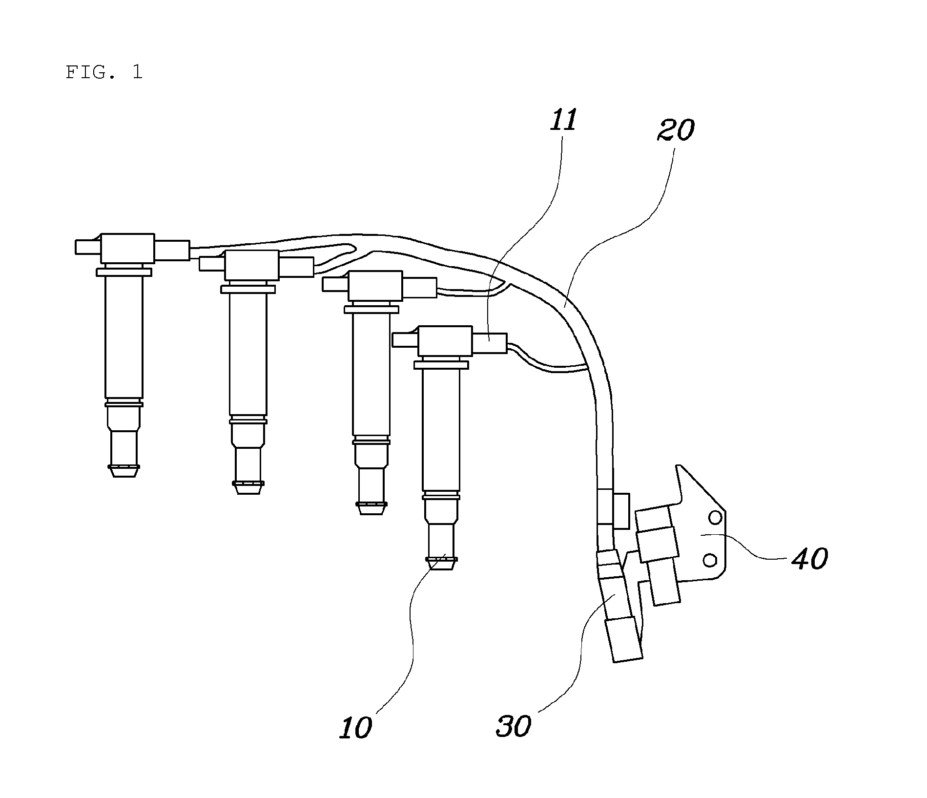 Ignition coil of engine