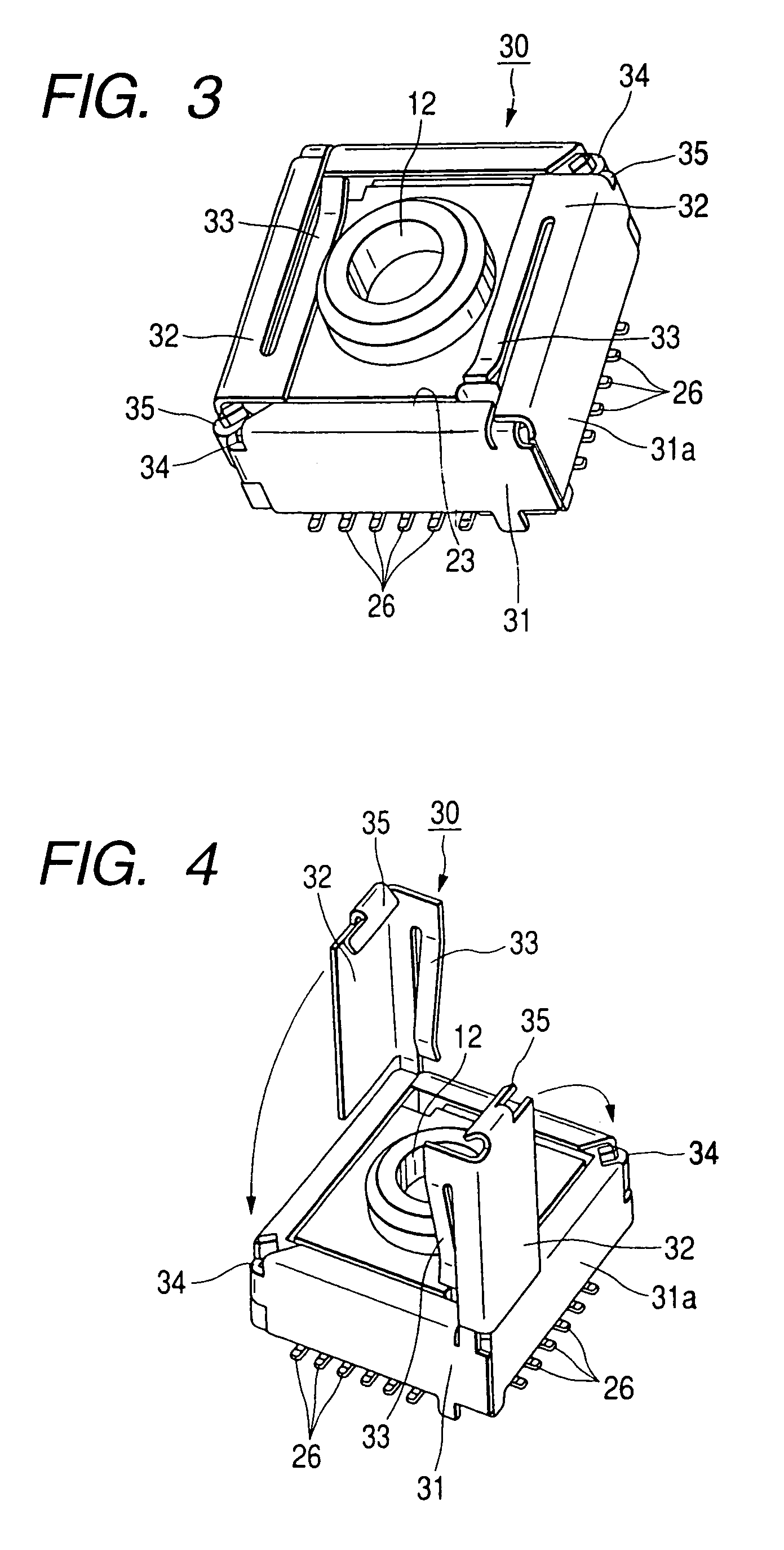 Connector for camera module use