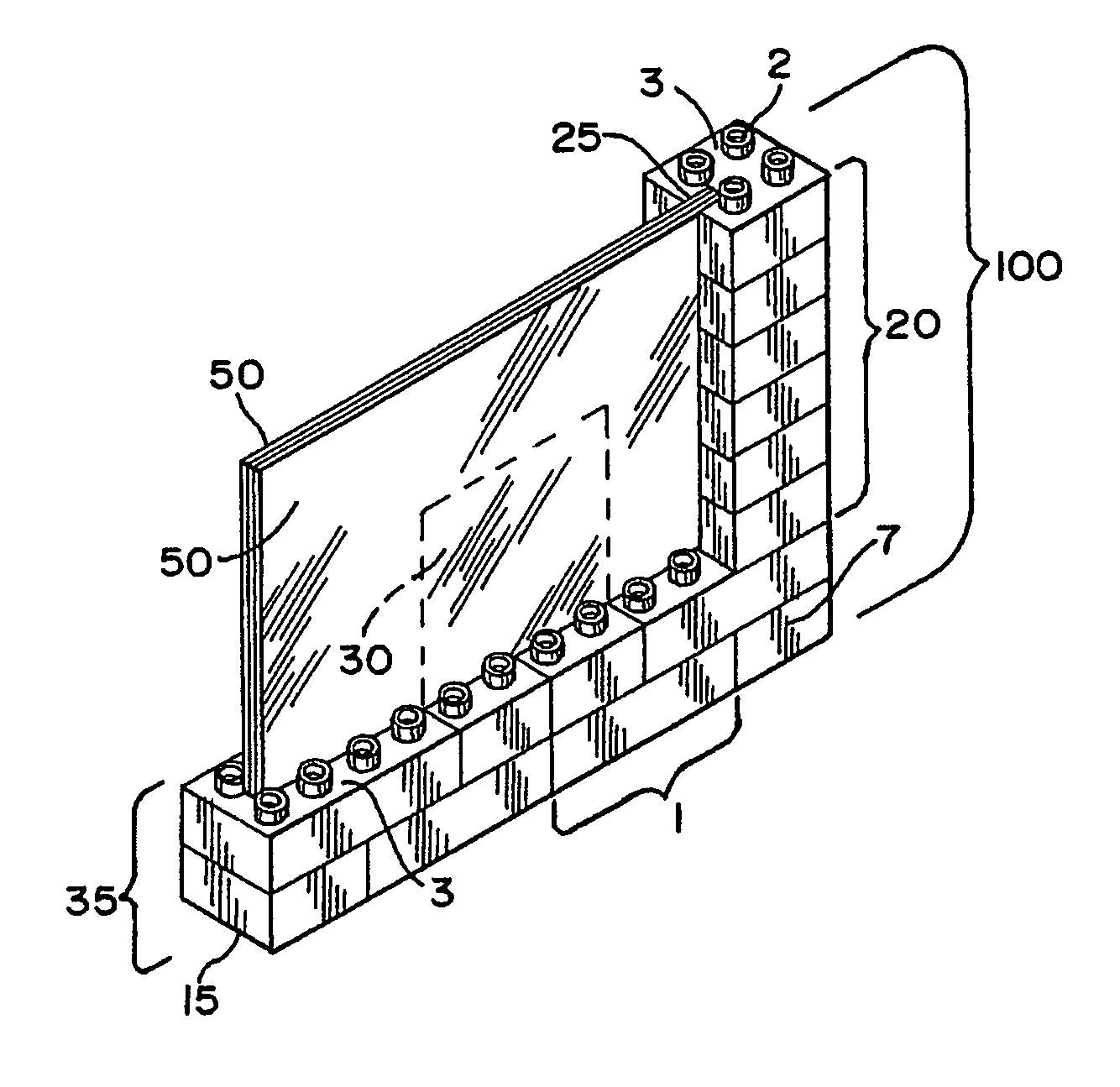 Modular display frame