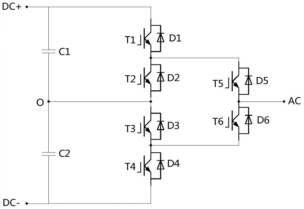 A kind of anpc type three-level inverter, modulation method and electrical equipment