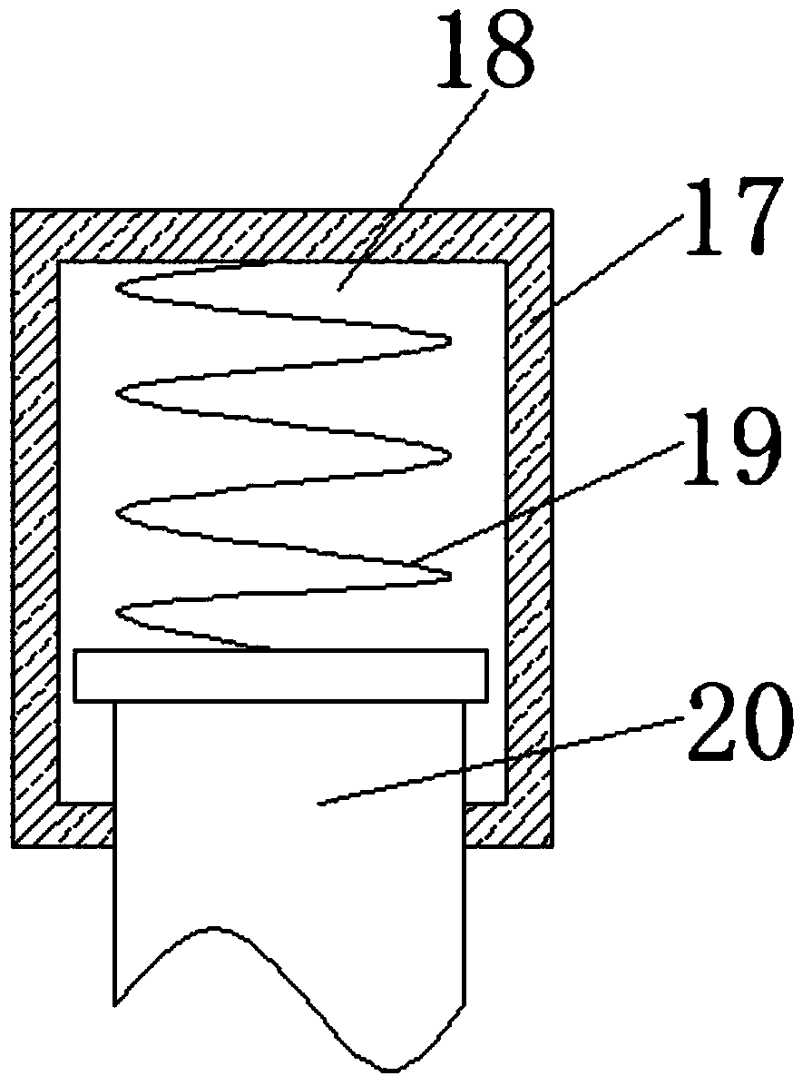 B-ultrasonic detection robot for medical internal medicine