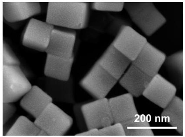 Preparation method of a sawtooth-like nickel-cobalt-iron-like Prussian blue sintered oxide nanomaterial