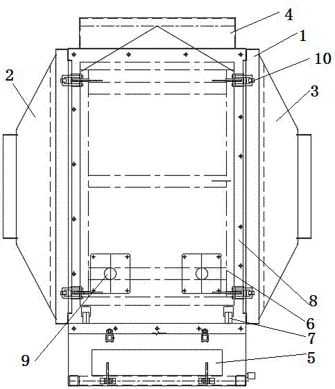 Wet electrostatic dust collector for fresh air system