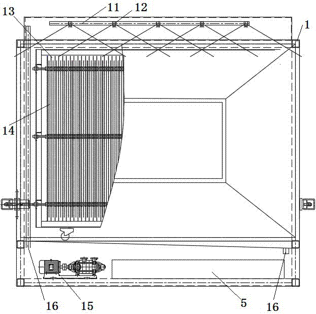 Wet electrostatic dust collector for fresh air system