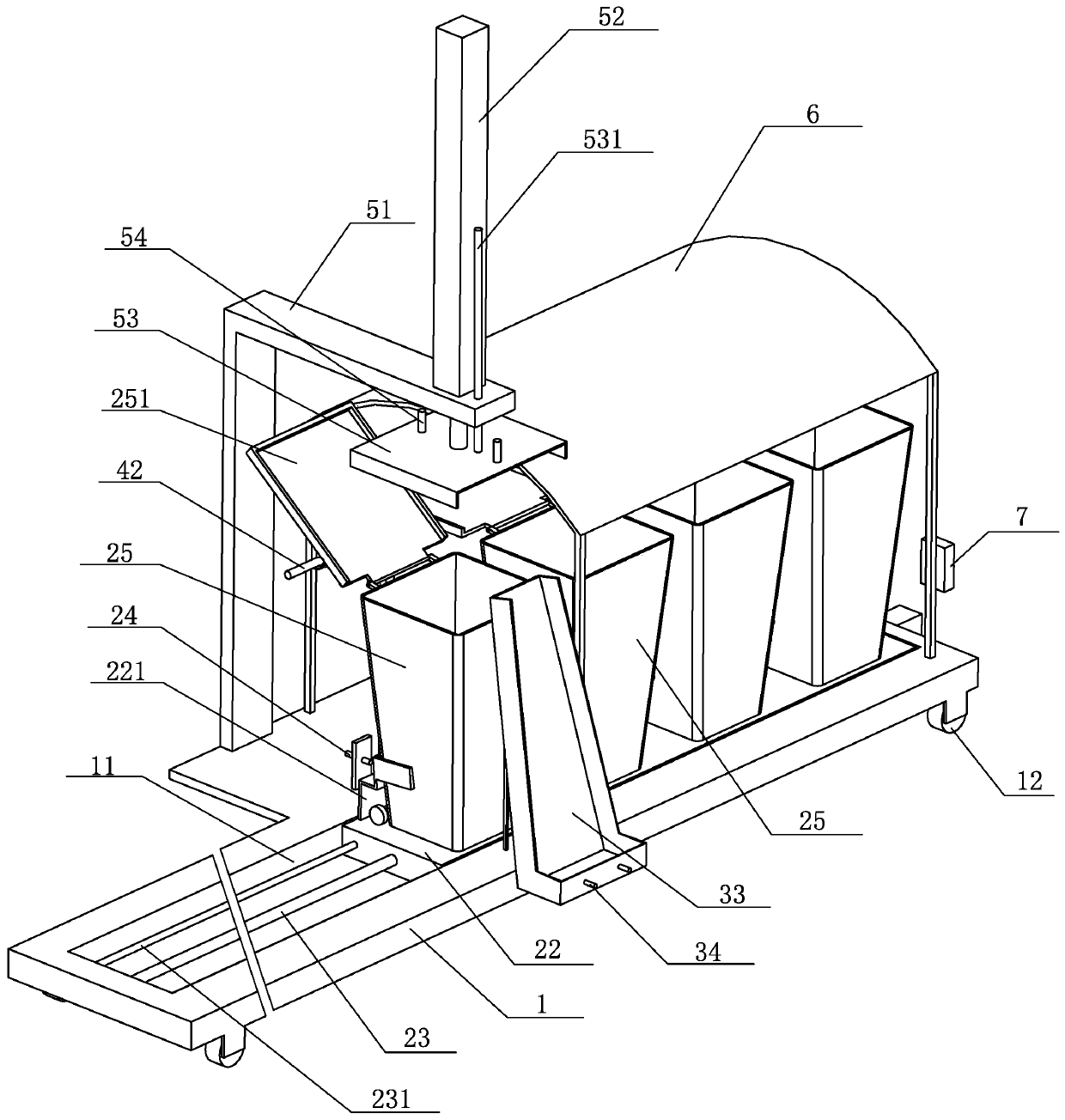 Garbage recycling device