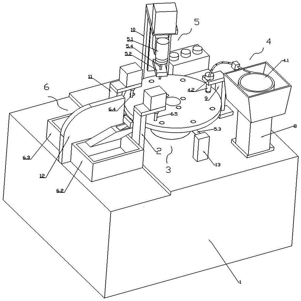 Lining core automatic detection device